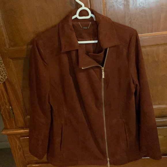 Chico's Jackets & Blazers - Faux suede jacket